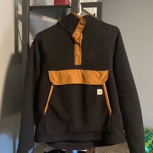 Carharrt fleece pullover jacket